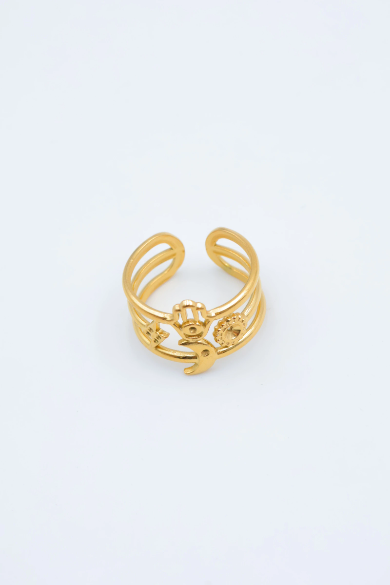 Adjustable stainless steel ring 2