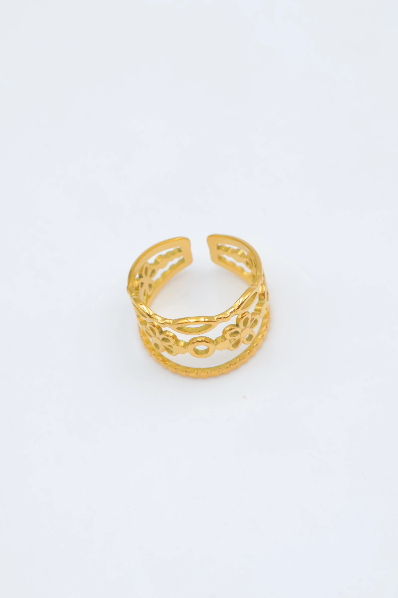 Adjustable stainless steel ring 2