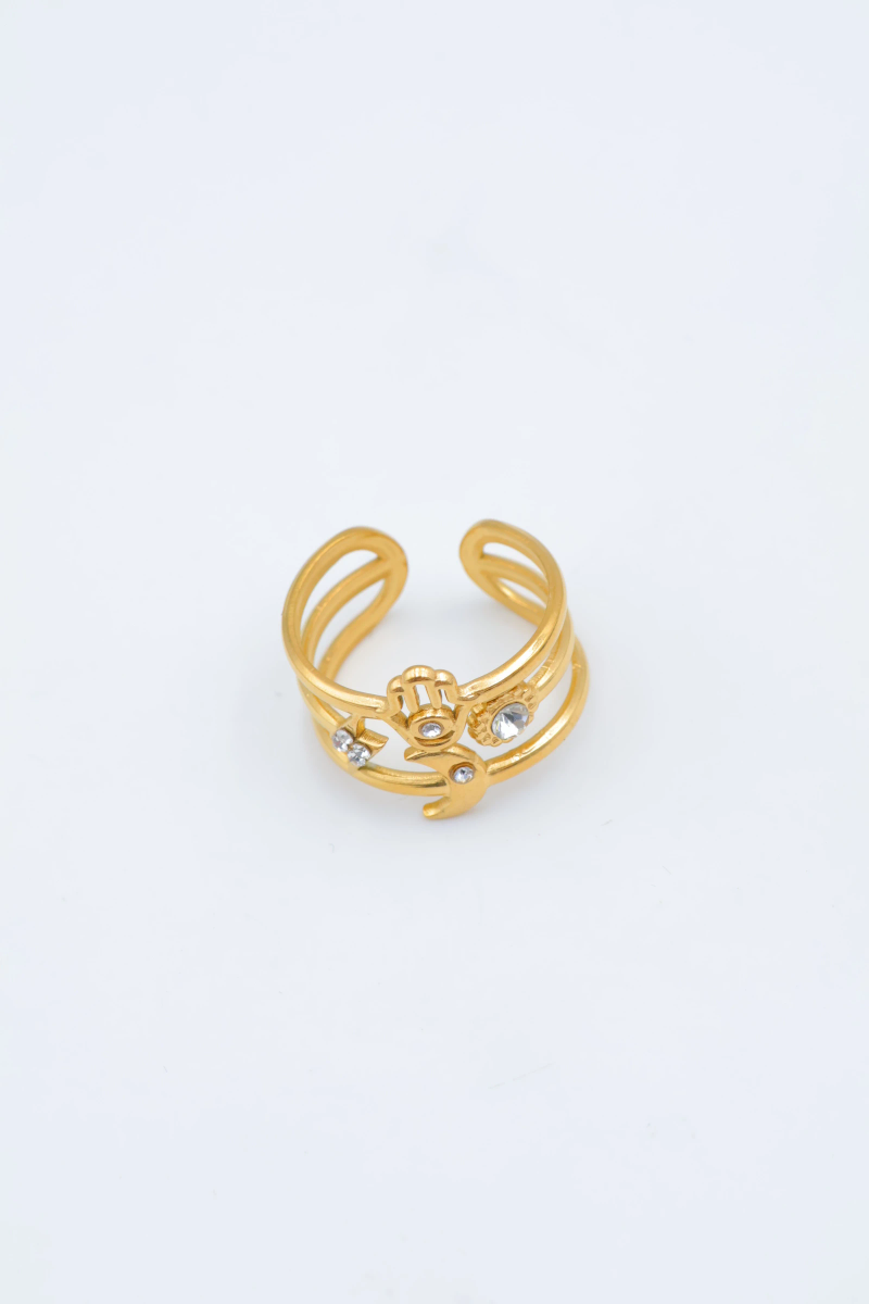 Bague en acier inoxydable ajustable 2