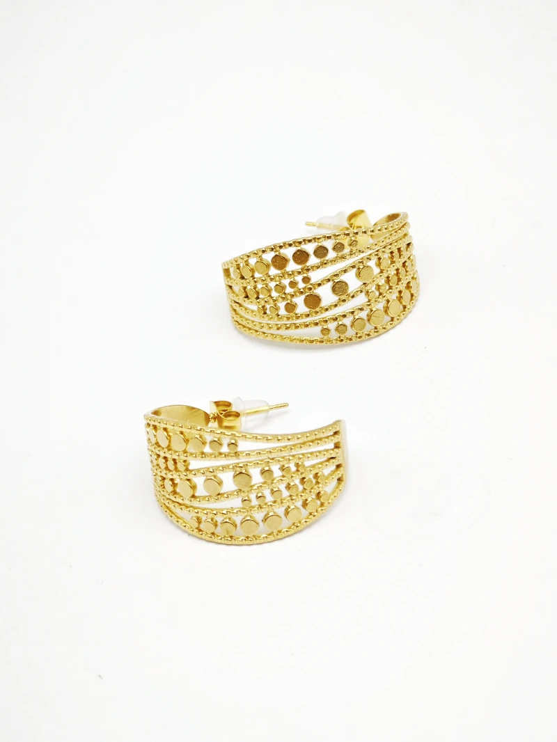 Boucles d'oreilles en acier inoxydable 2