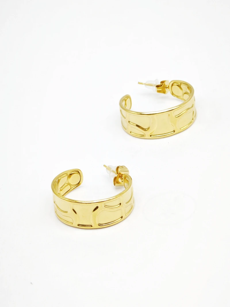 Boucles d'oreilles en acier inoxydable 2