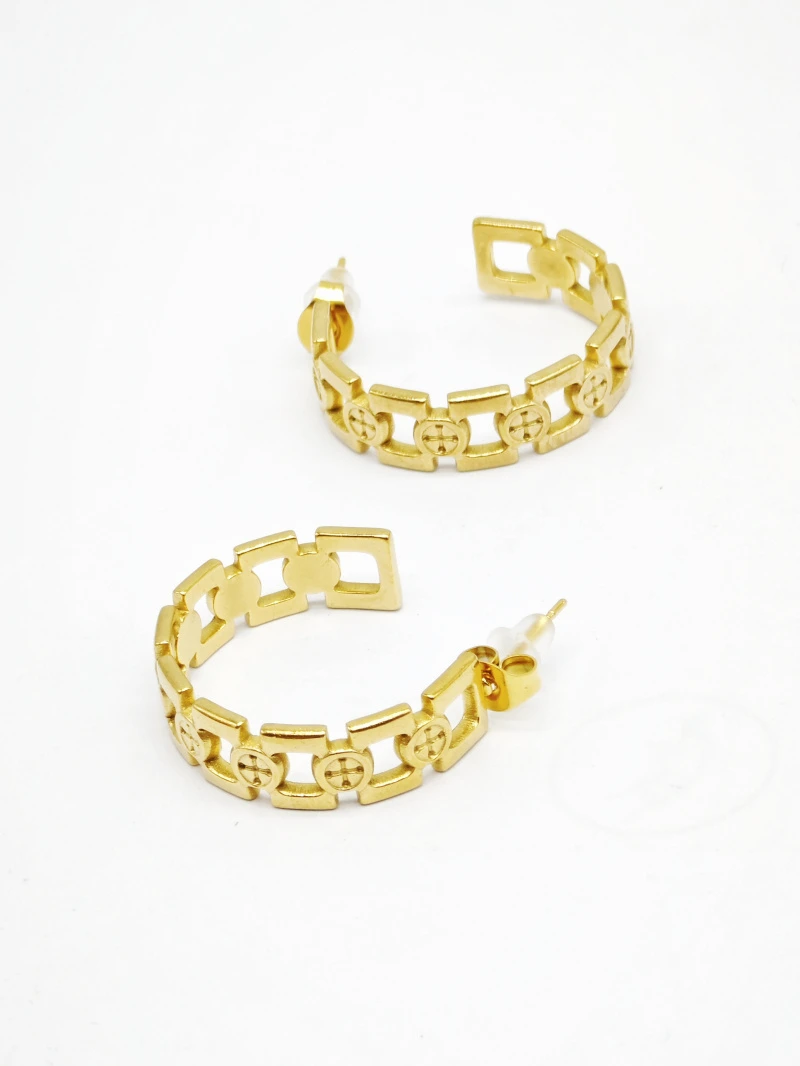 Boucles d'oreilles en acier inoxydable 2