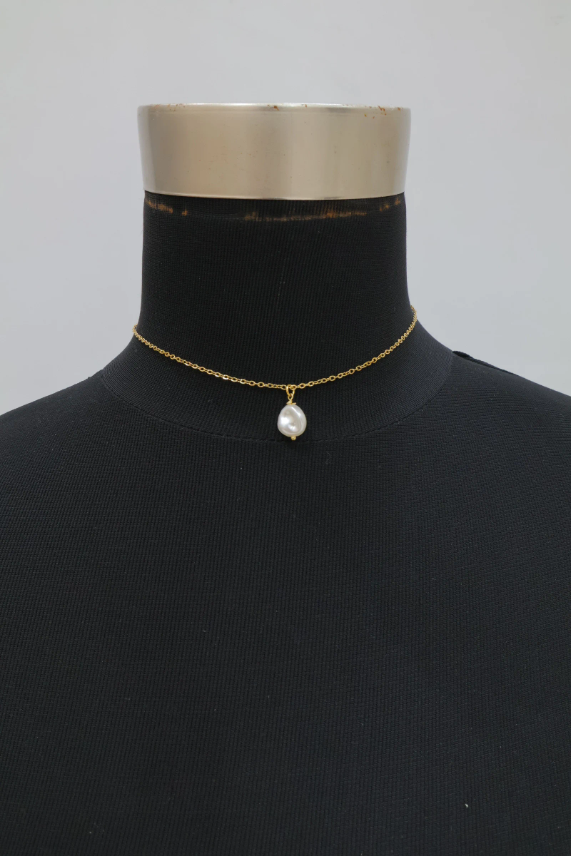Collier de dos en acier inoxydable 4