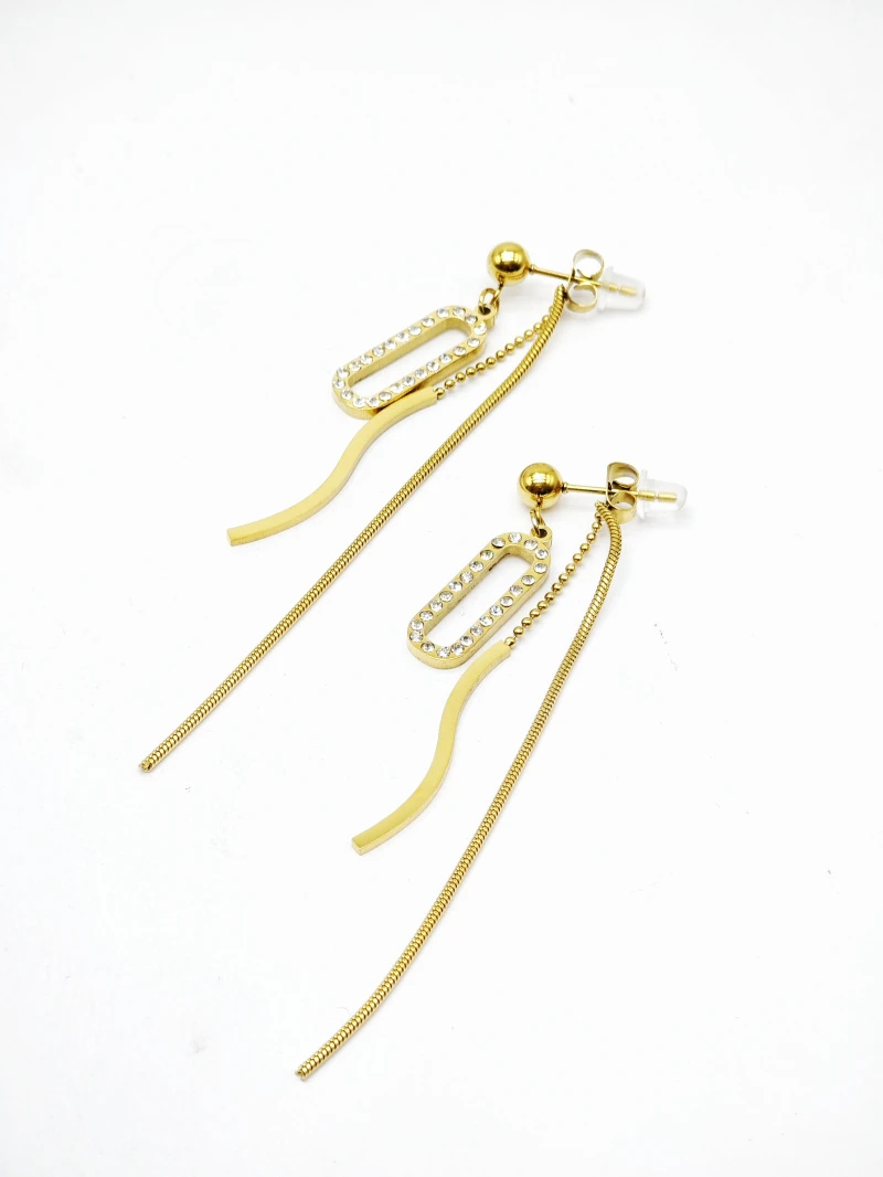 Boucles d'oreilles en acier inoxydable 2