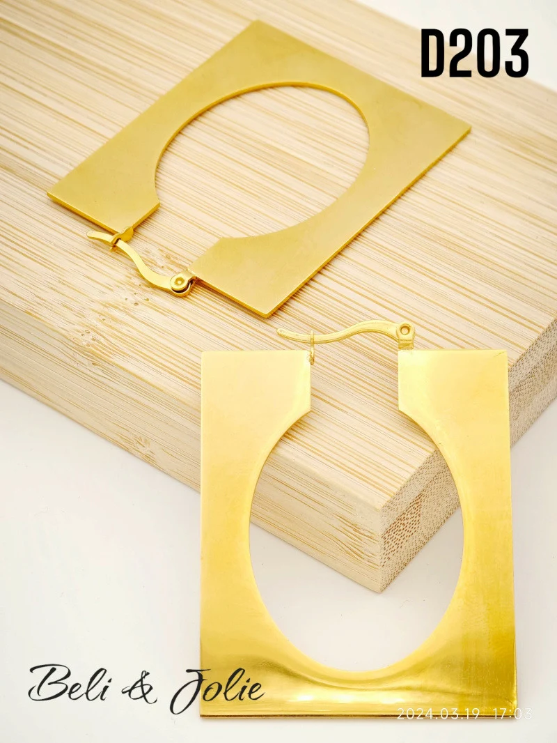 Boucles d'oreilles en acier inoxydable 2