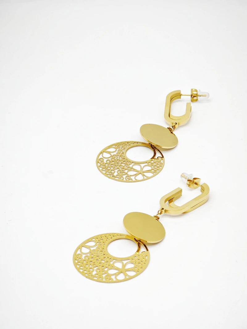 Boucles d'oreilles en acier inoxydable 2