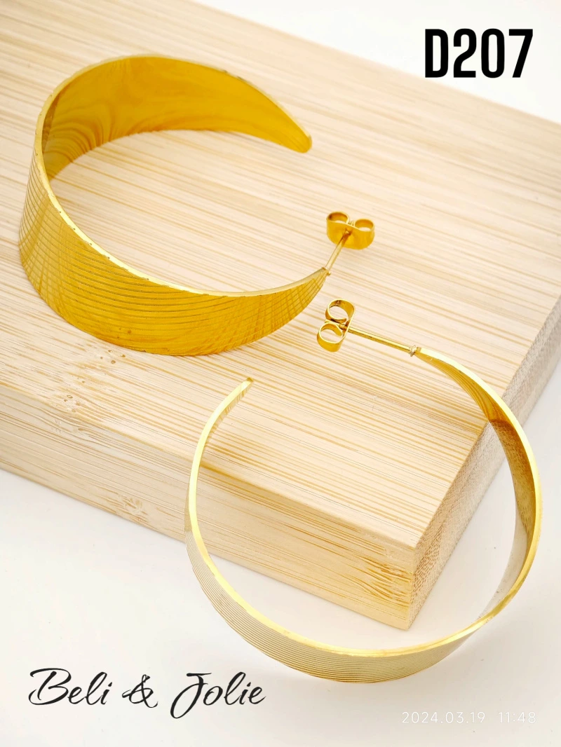 Boucles d'oreilles en acier inoxydable 2