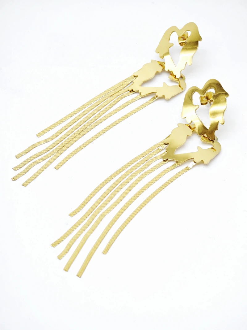 Boucles d'oreilles en acier inoxydable 2
