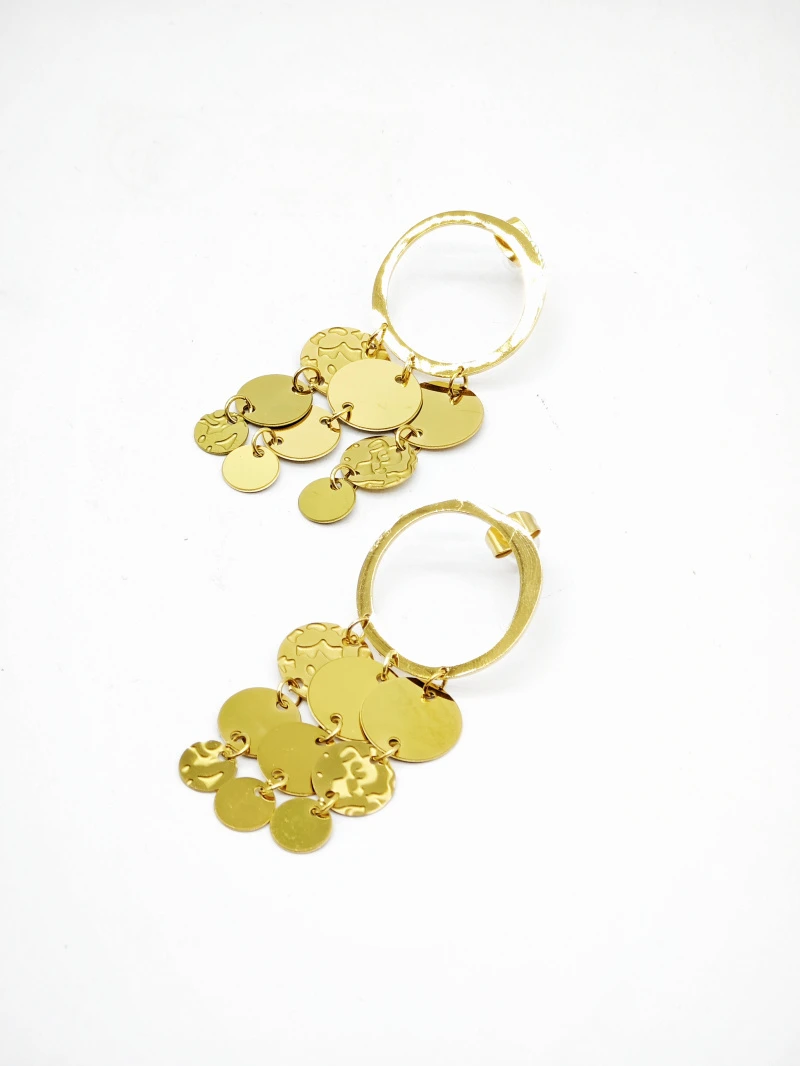 Boucles d'oreilles en acier inoxydable 2