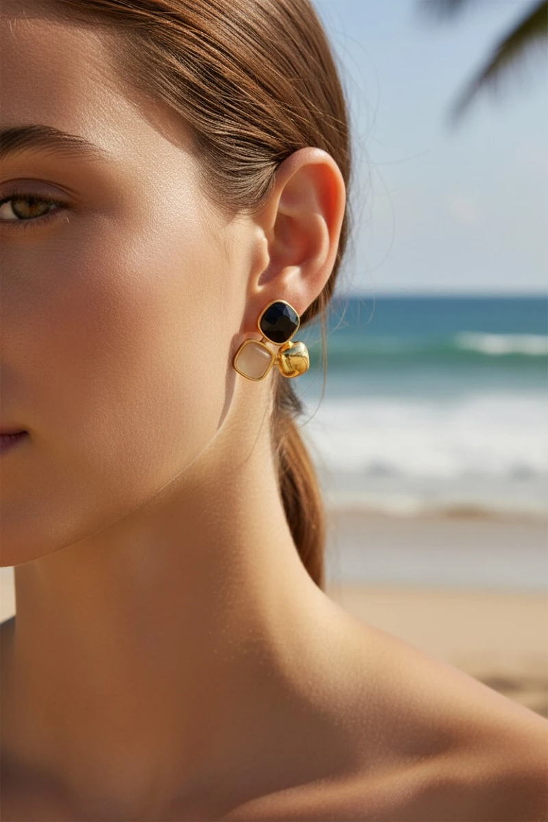 Stainless steel earrings 3
