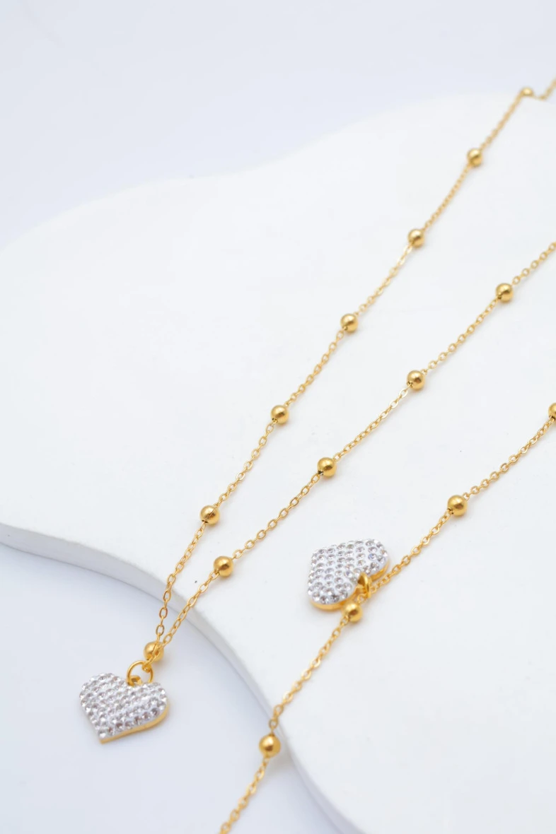 Stainless steel jewelry set 2