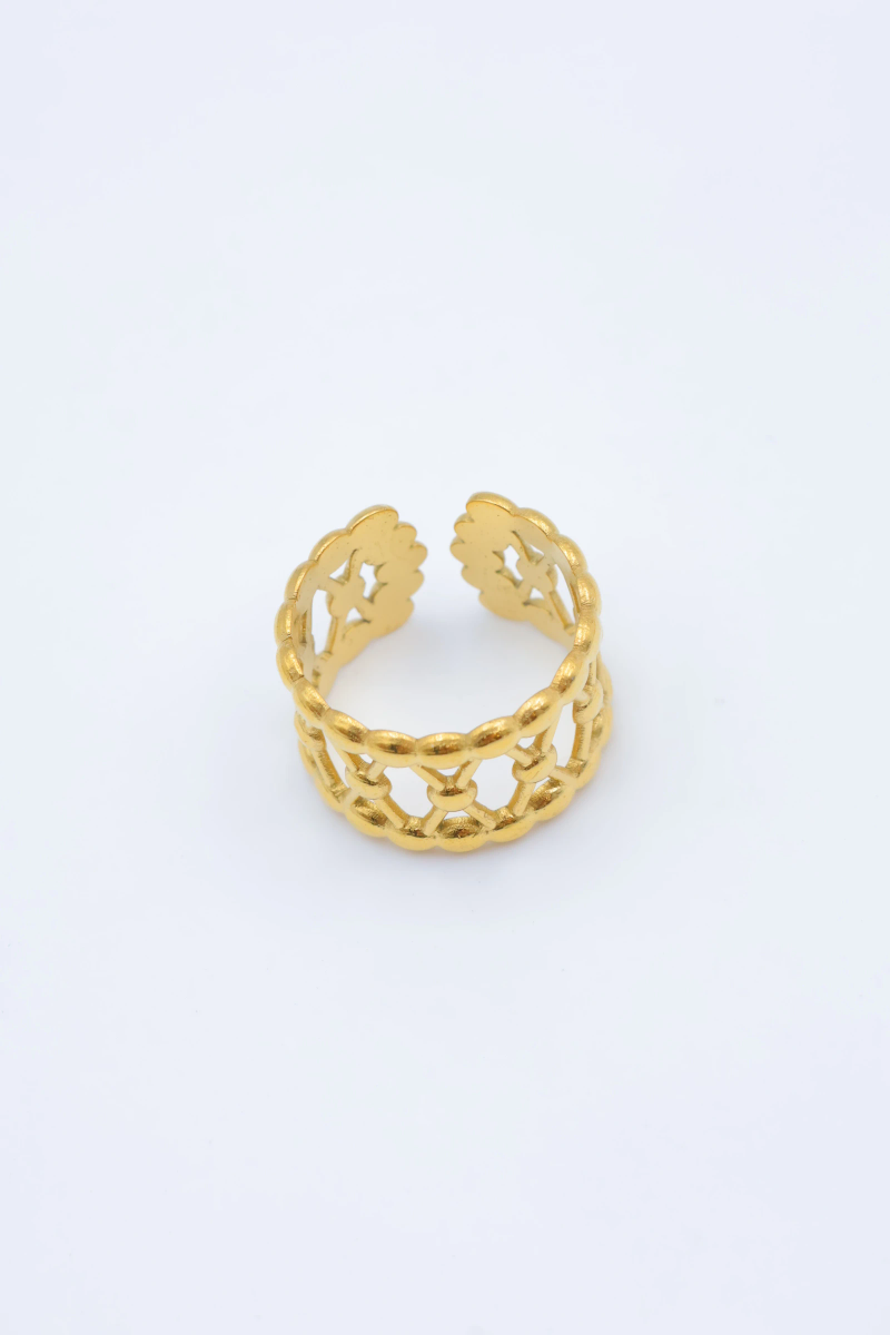 Bague en acier inoxydable ajustable 2
