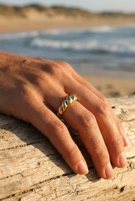 Bague en acier inoxydable ajustable 2