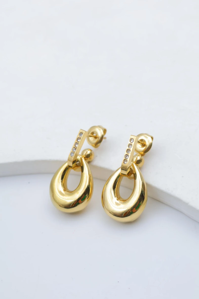Boucles d'oreilles en acier inoxydable 2