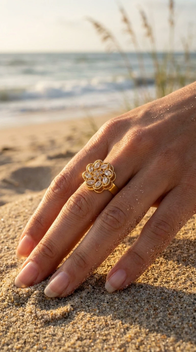 Bague ajustable en acier inoxydable 2