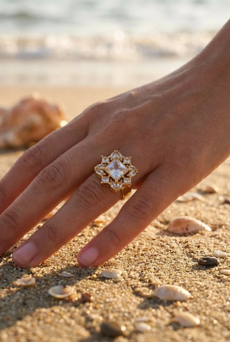 Adjustable stainless steel ring 2
