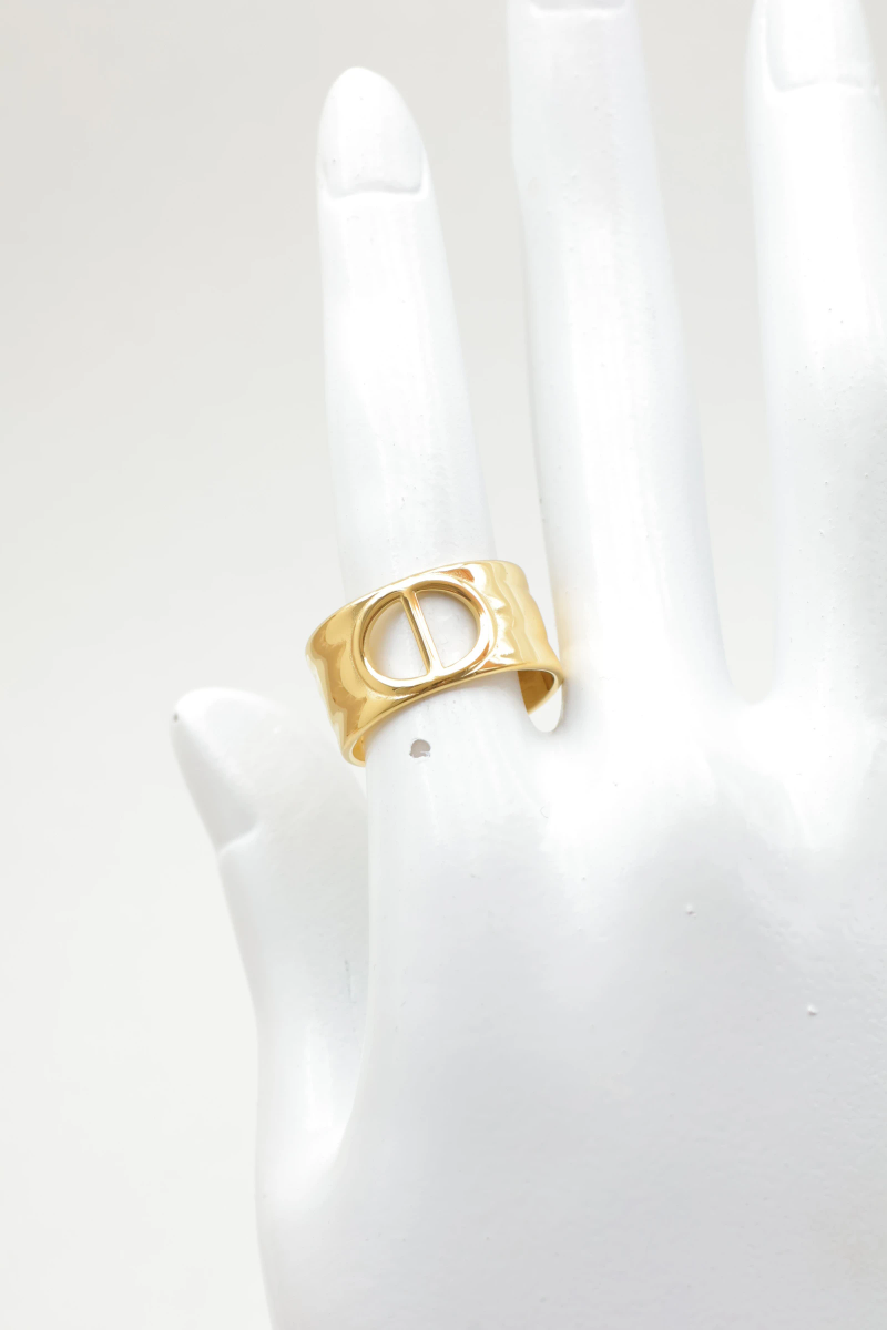 Bague ajustable en acier inoxydable 2