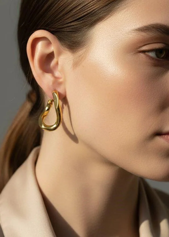Boucles d'oreilles en acier inoxydable 2