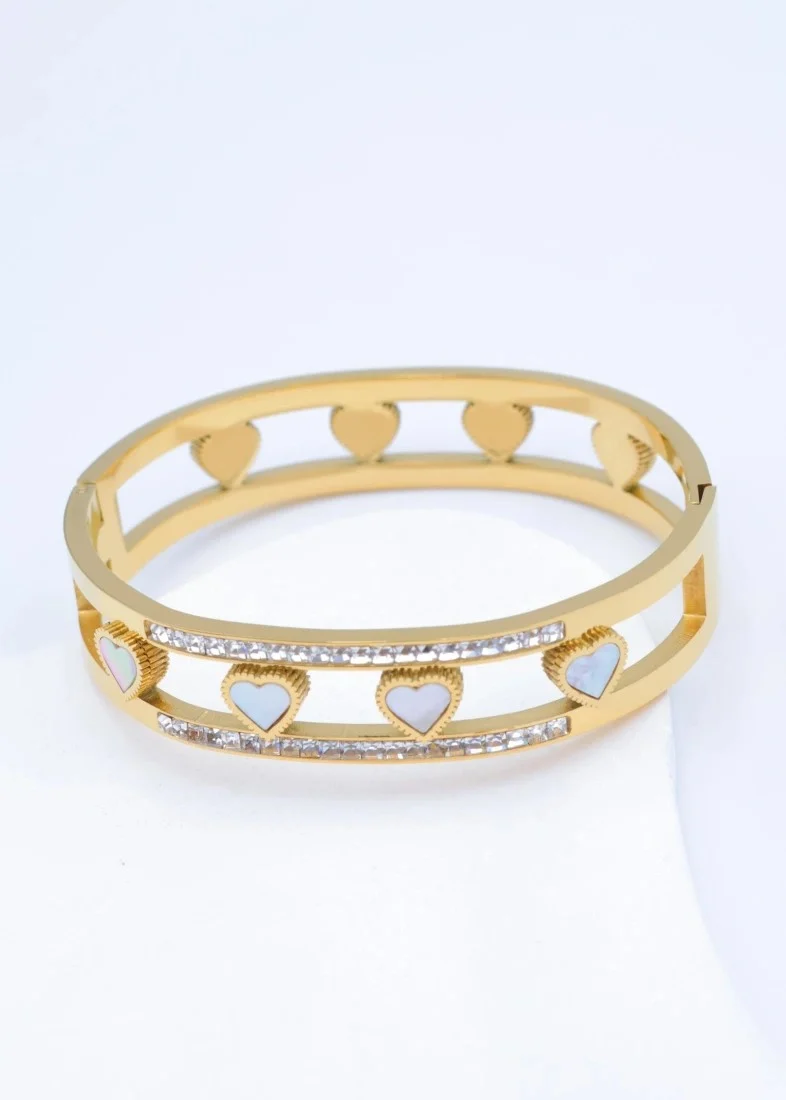 Stainless steel bangle bracelet 2