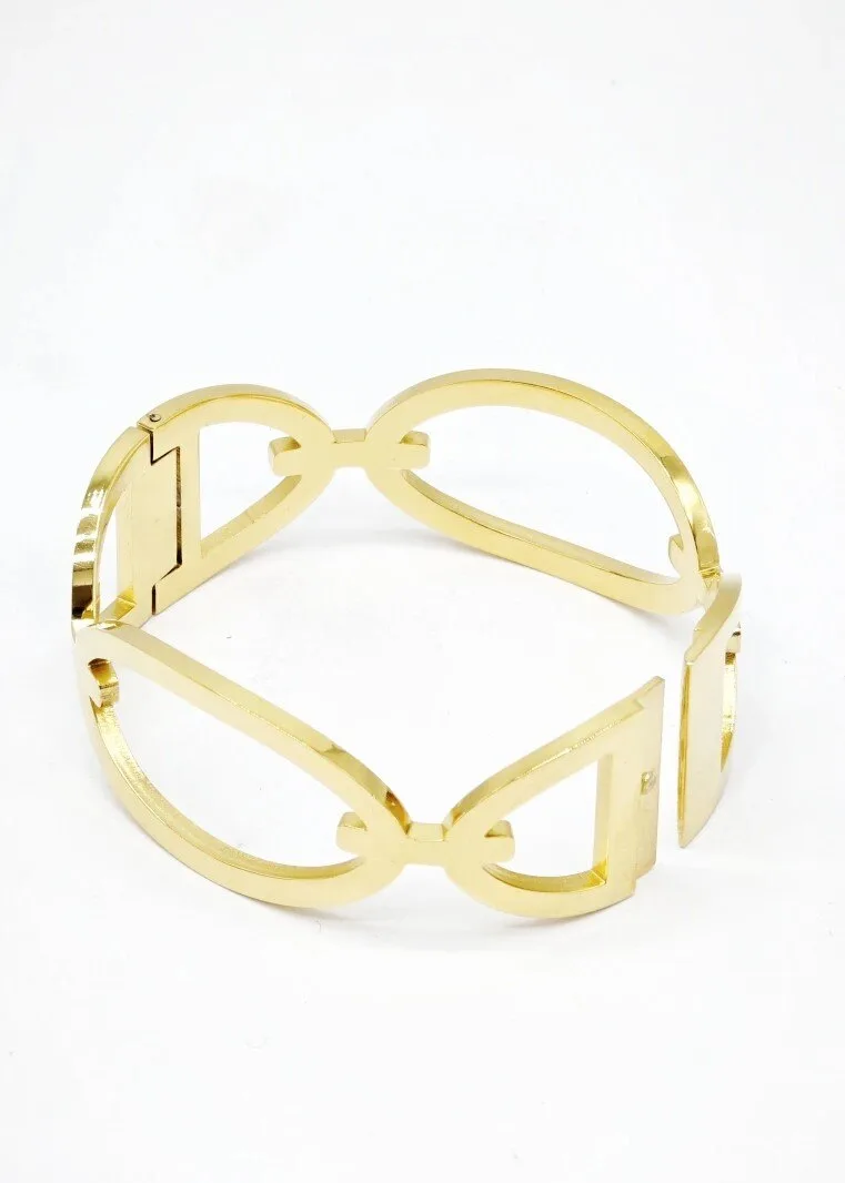 Stainless steel bangle bracelet 2