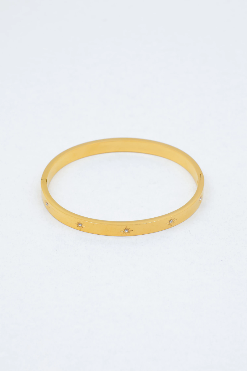 Stainless steel bangle bracelet 2