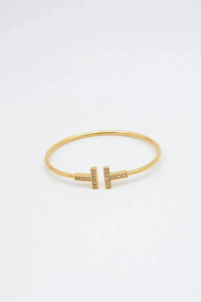 Stainless steel bangle bracelet 2