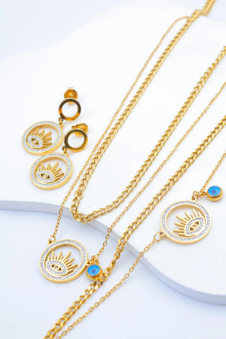 Parure de bijoux en acier inoxydable 2