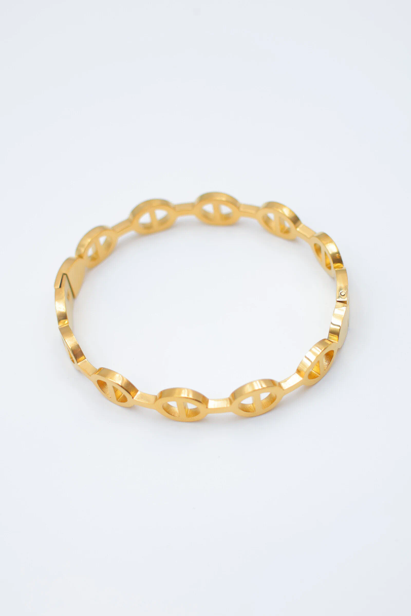 Stainless steel bangle bracelet 2