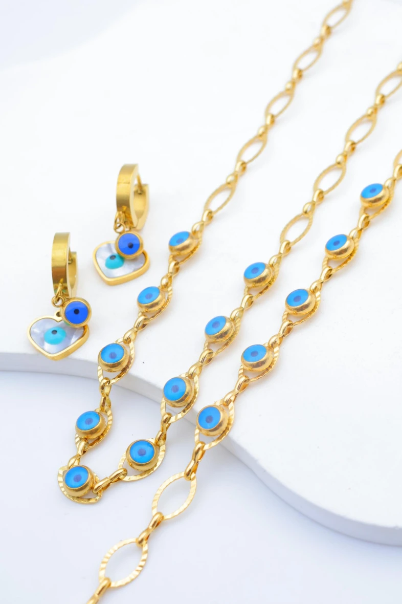 Stainless steel jewelry set 2