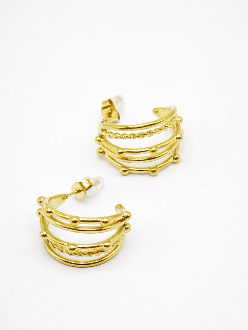 Boucles d'oreilles en acier inoxydable 3