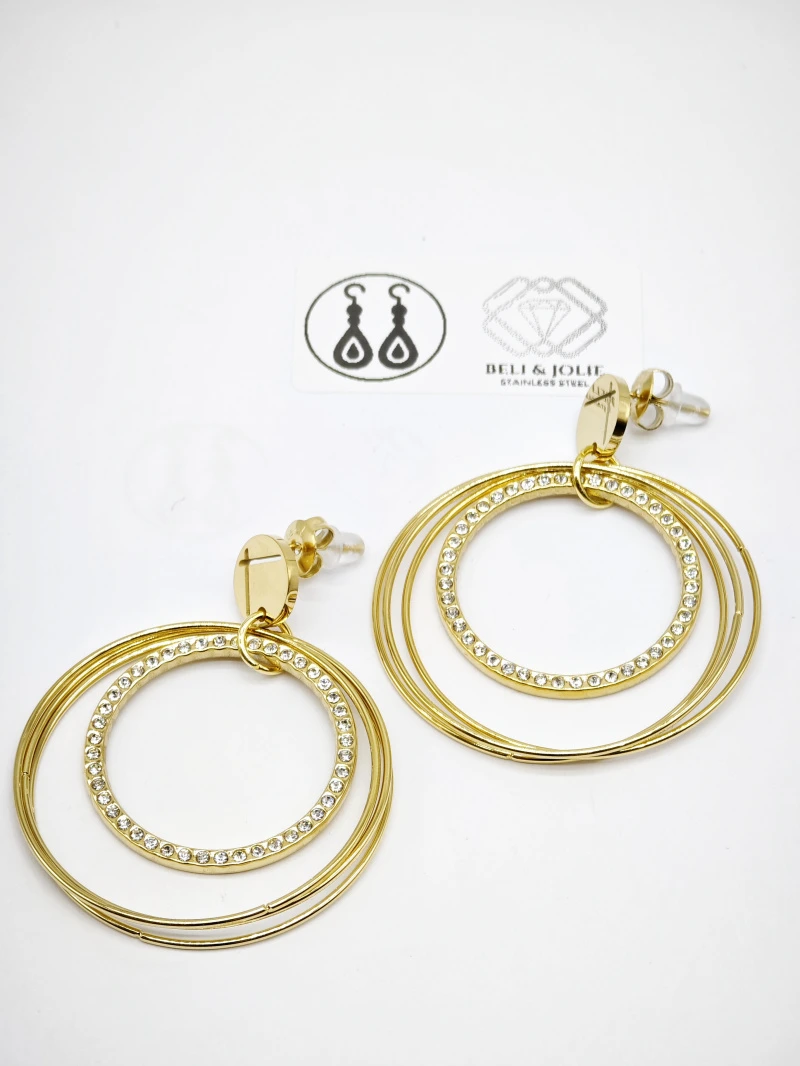 Boucles d'oreilles en acier inoxydable 2