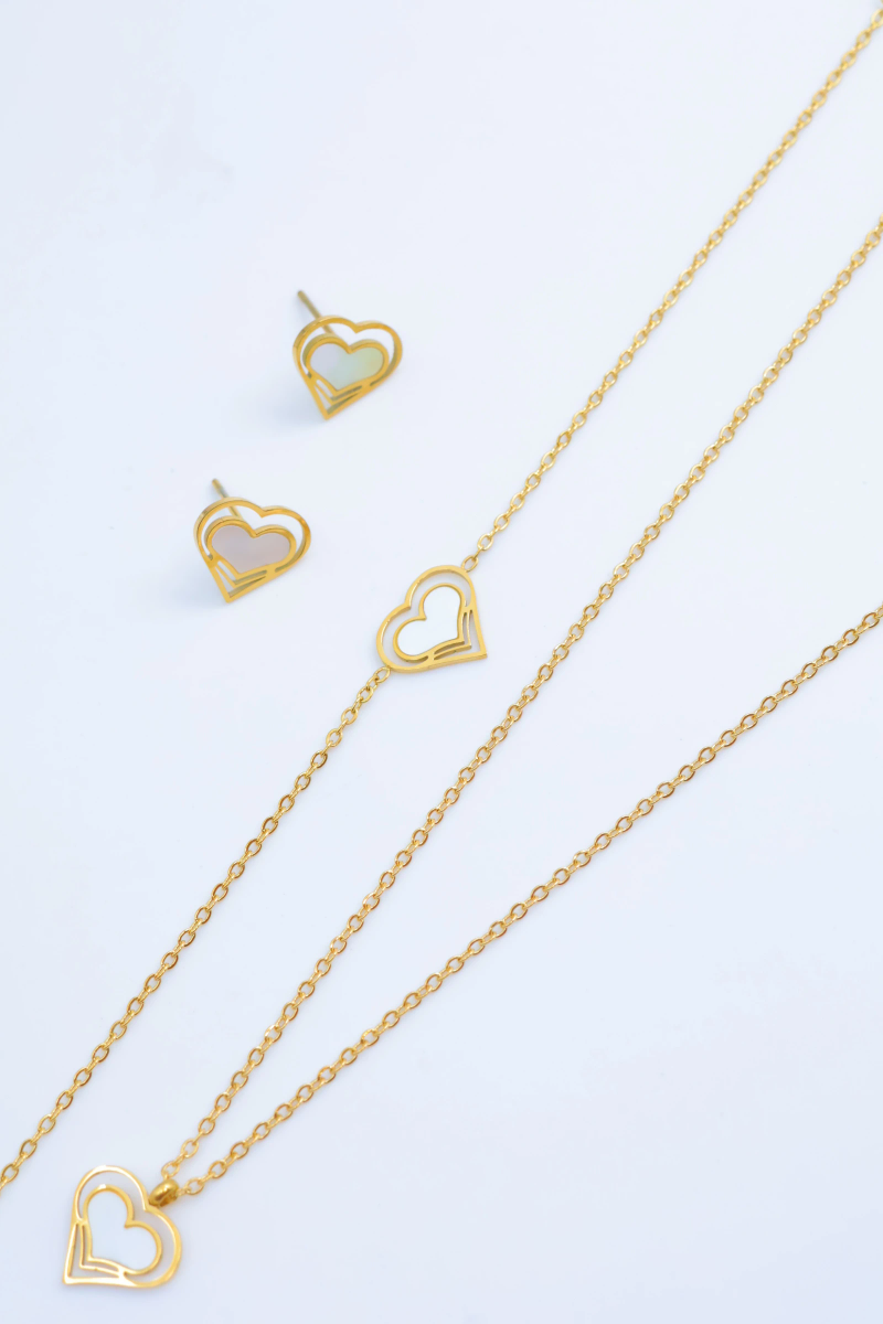 Parure de bijoux en acier inoxydable 2