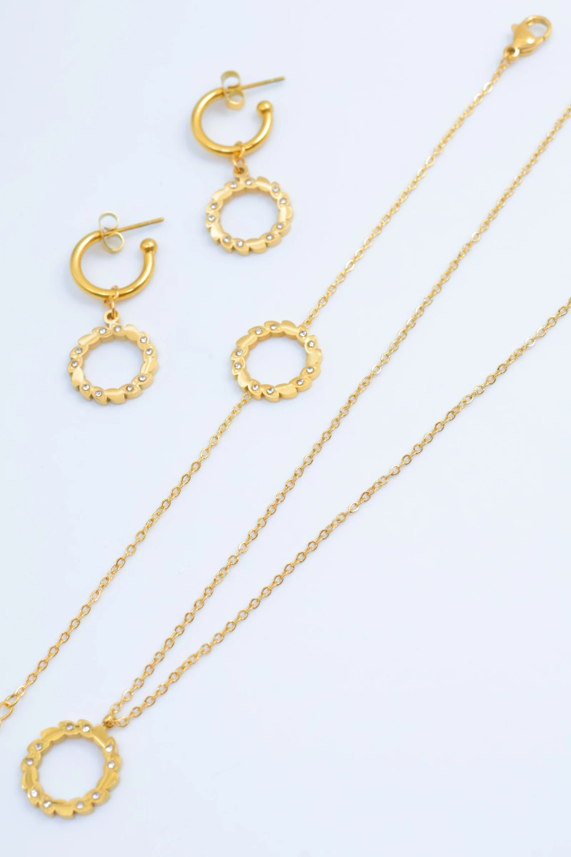 Parure de bijoux en acier inoxydable 2