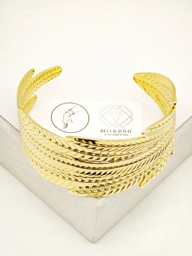 Stainless steel bangle bracelet 2
