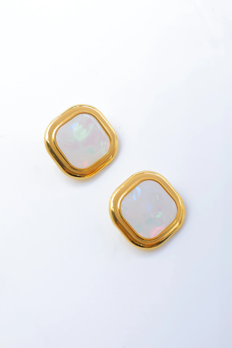 Boucles d'oreilles clips en acier inoxydable 2