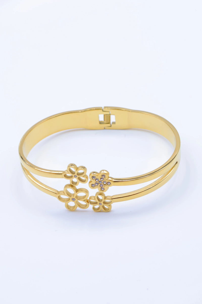 Stainless steel bangle bracelet 2