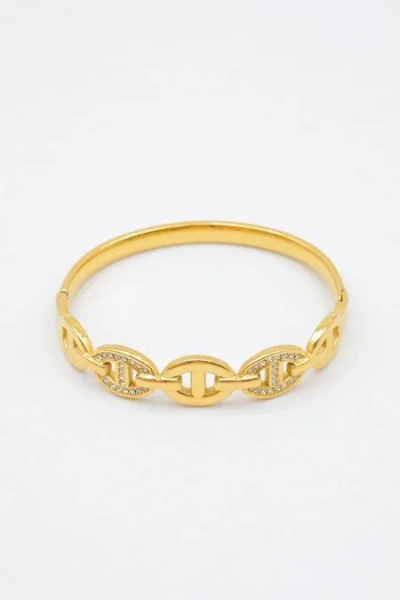 Stainless steel bangle bracelet 2