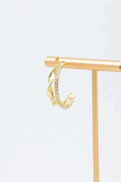 Stainless steel hoop earrings 2