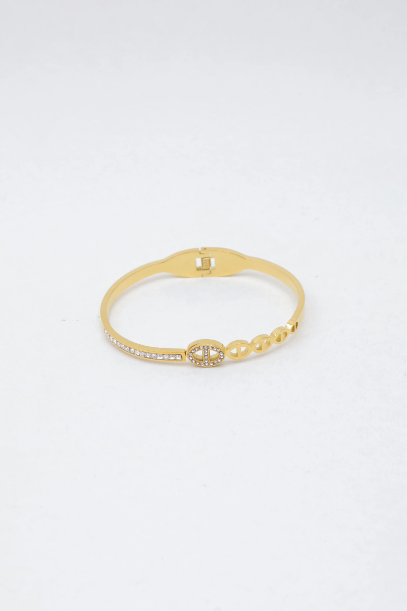 Stainless steel bangle bracelet 2