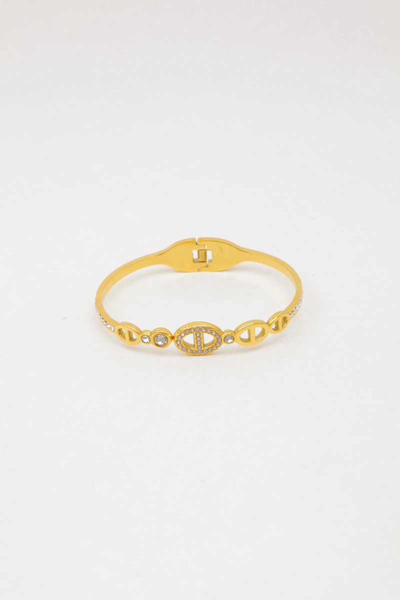 Stainless steel bangle bracelet 2