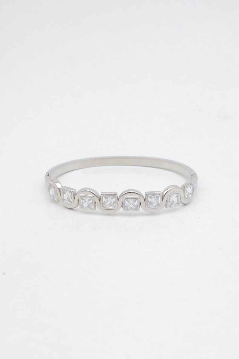 Bracelet jonc en acier inoxydable