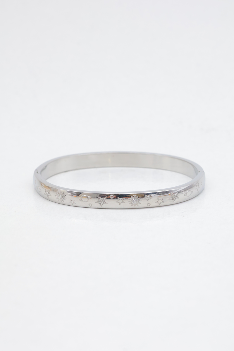 Bracelet jonc en acier inoxydable