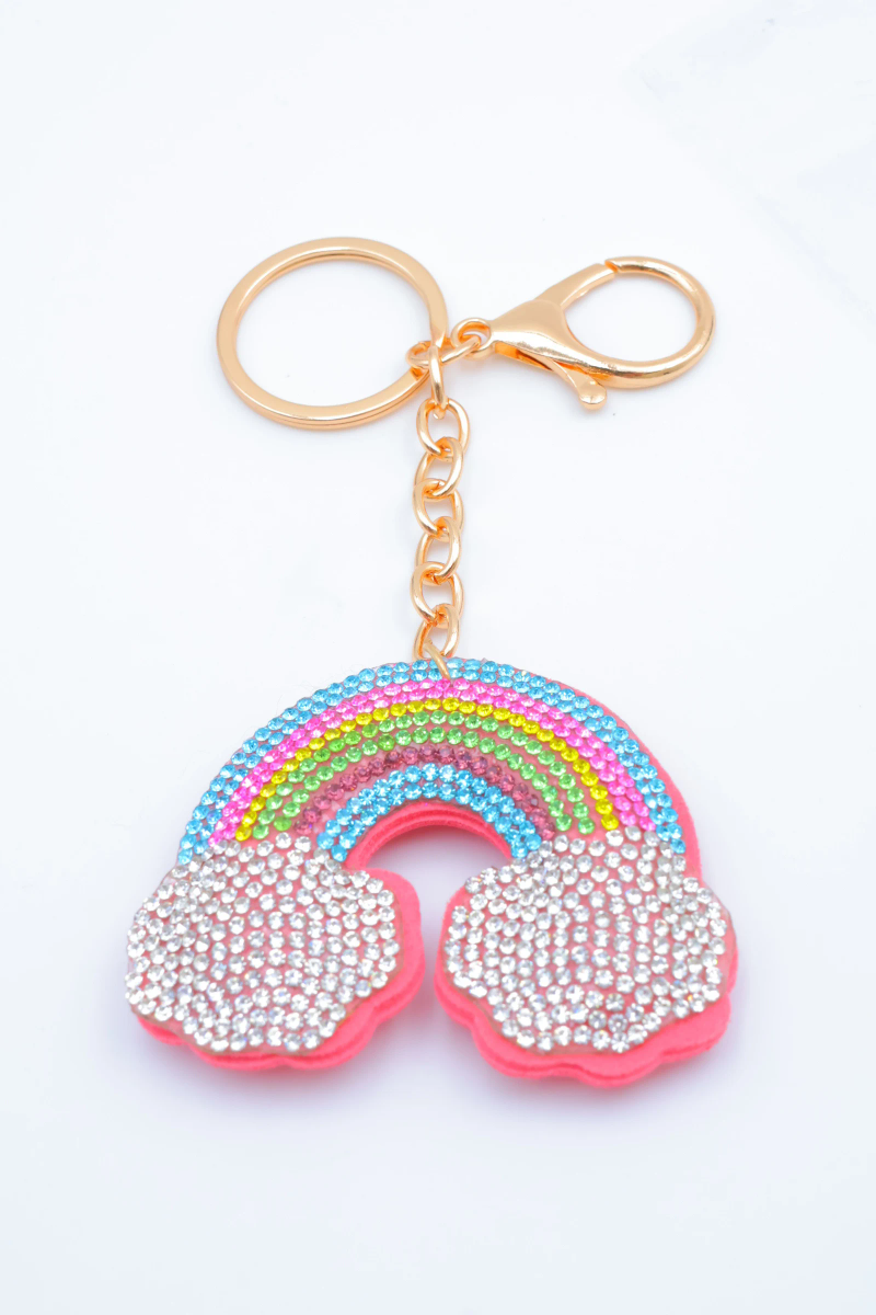 Porte clé arc-en-ciel — Multicolore