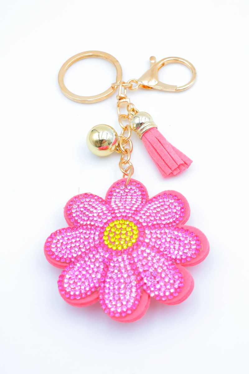 Porte clé tournesol