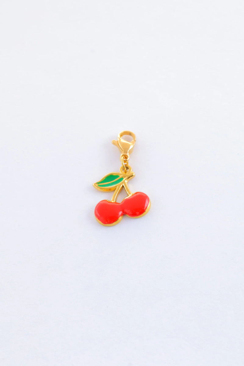 Stainless steel cherry pendant 2