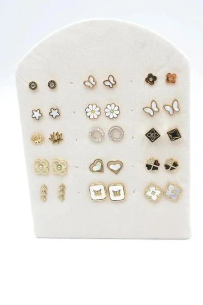 Set of 15 earrings with display 2