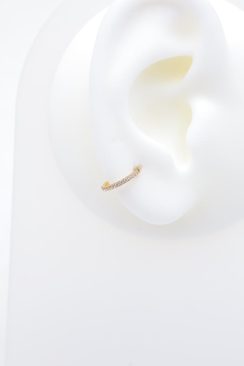 Piercing d'oreille en acier inoxydable