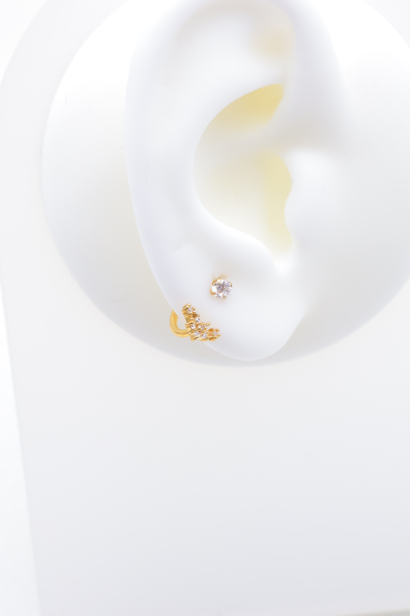 Piercing d'oreille en acier inoxydable