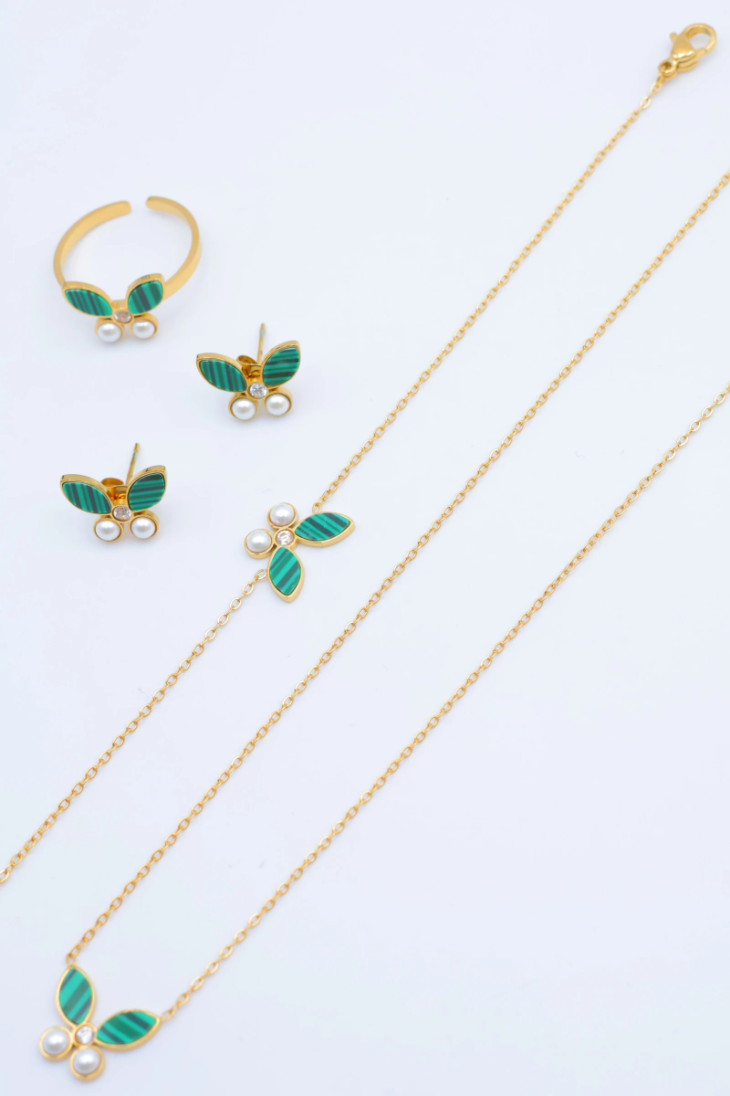 Parure de bijoux en acier inoxydable 2