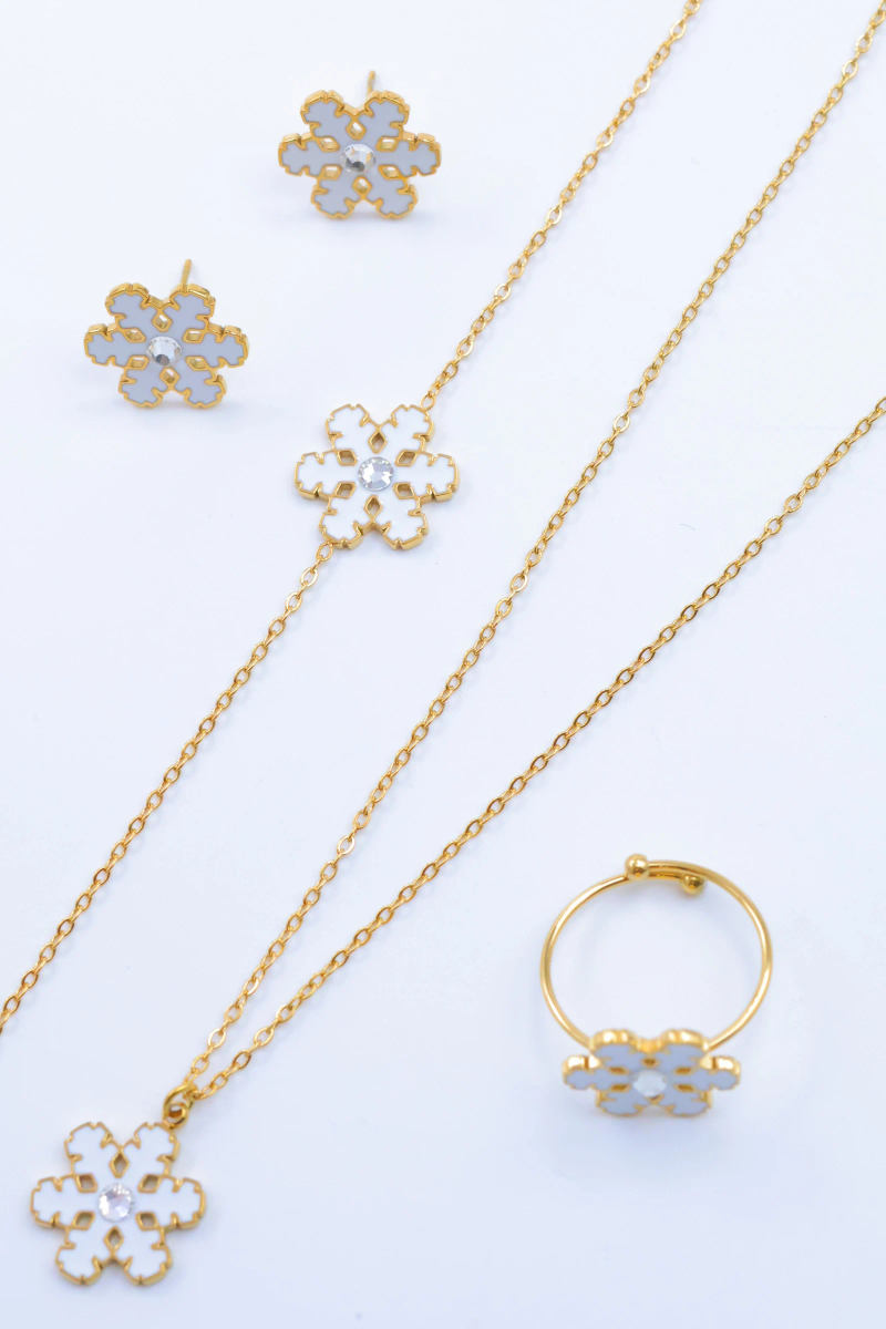 Stainless steel jewelry set 3